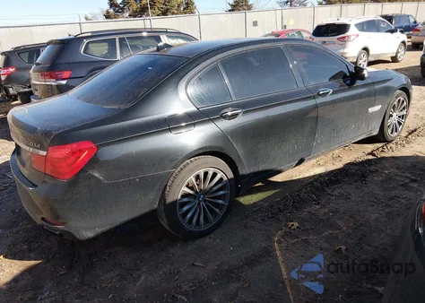 2011 BMW 750Li z USA, uszkodzony, nr VIN WBAKB8C58BCY65130